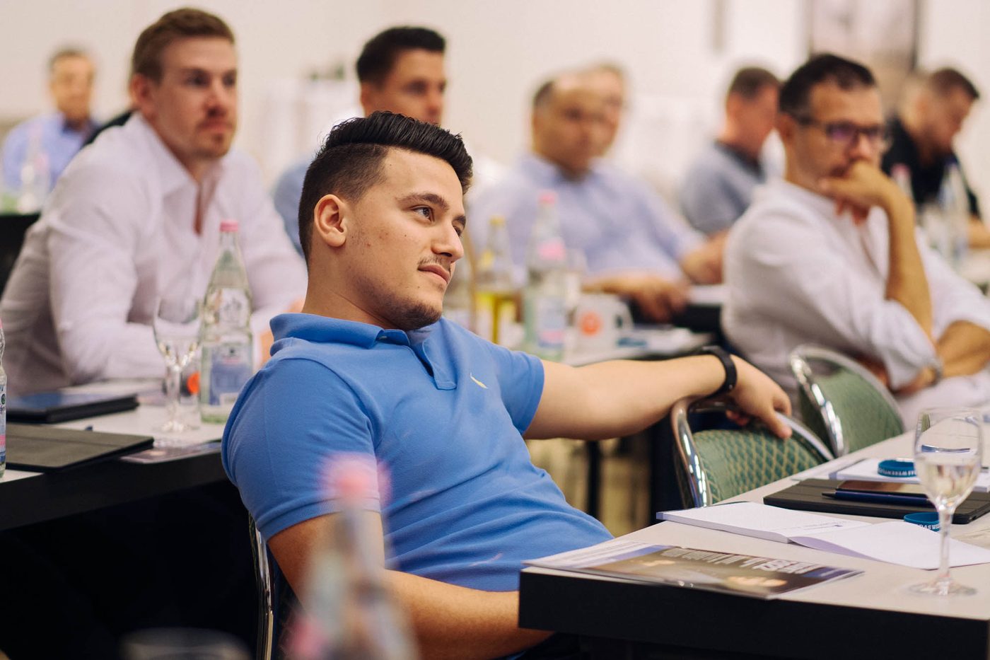 Furkan Binkaya bei einer Fachfortbildung